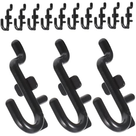 jojofuny 30stücke Teiliges Pegboard Haken Für Werkzeugorganisation Multifunktionale Aufbewahrungslösung Für Garage Werkstatt Und Bastelraum Robuste Und Sichere Befestigung Für Einfache