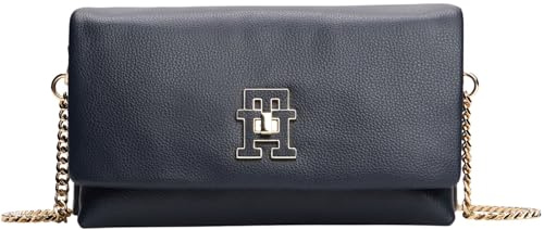 Tommy Hilfiger Damen Crossbody Bag Tasche Modern Mini Crossover mit Tragekette, Blau (Space Blue), Einheitsgröße