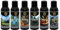 HAF® Saunaaufguss Konzentrat Set Naturkraft | 6 x 250 ml Saunaduft mit Alpenkräuter, Birke, Fichtennadel, Latschenkiefer, Sandelholz, Zirbe | Saunaöl aus 100% natürlichen ätherischen Ölen