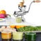 Manual Wheatgrass Juicer Extractor, Wheatgrass Extractor, Juice Flowing Out Smooth and Fast, Improv The Efficiency Of Juice Extraction, Separate Design, for Wheat Grass, Fruit, Vegetable