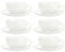 Waterside Set of 6 Large Cappuccino Cups & Saucers