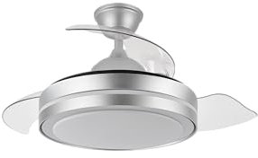 FABRILAMP Ventilador Dc Esparta Peque 44w 5182lm Plata 71d 3asp 3000-4000-6000k Remoto+temporizador+memoria