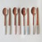 Diulazin 4PCS Handmade Wooden Cutlery Set - High-Grade Reusable Spoon and Chopsticks - Ideal for Parties, Banquets, Buffets, Catering, and Daily Use - 9 Inch(Style A)