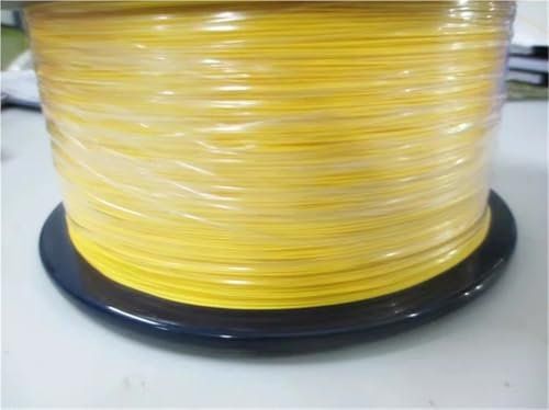 HAIZHI Câble à Fibre Optique serré 1000 m 0,9 mm G652D G657A 9/125 um SM Jaune 900 um Fibre Pigtail ftth Fil monomode 1 km/Rouleau(G657A1 Yellow)