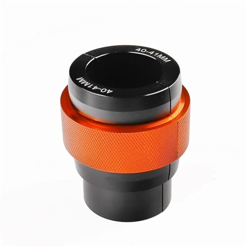 MNEVZX Motorrad Gabel Motorrad Universal Zubehör CNC Gabel Öl Dichtung Fahrer Werkzeug 38MM-50MM Fit Für KTM Fit Für Honda Motorrad Gabelschutz(40mm-41mm Orange)
