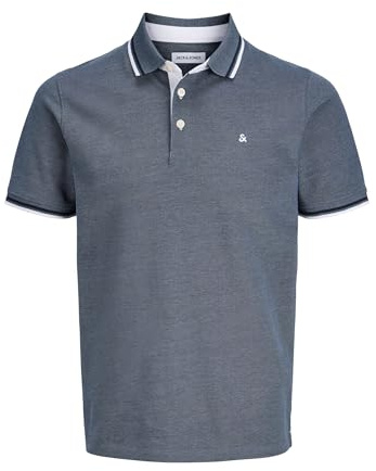 JACK & JONES Male Poloshirt Plus Size Einfarbig Poloshirt