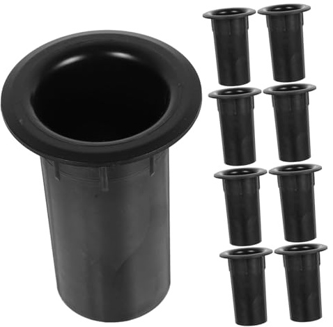 DIYEAH Tubo De De Altavoz 12piezas para Altavoces Plástico Resistente 41 * 80mm Accesorios De Tubo Bass Reflex para Subwoofer Adecuado para Altavoces Portátiles Coche Color Resistente a Manchas