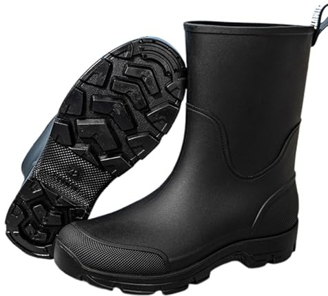 Stivali da Pioggia Donna Uomo Pieghevoli Stivali Gomma Impermeabile Stivali da Giardino Scarpe Pioggia Antiscivolo