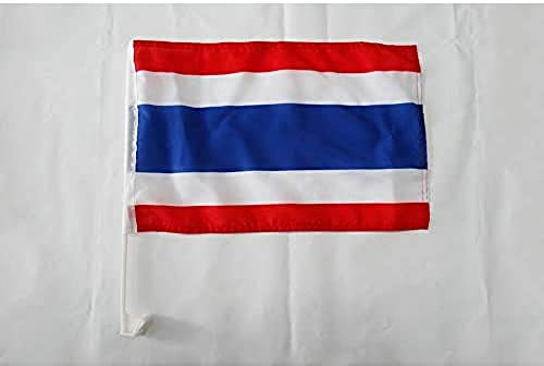 AZ FLAG - Autofahne Thailand - 45x30 cm - Thailändische Autoflagge 30 x 45 Cm - Auto Flaggen