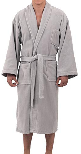 alpine swiss Pure Cotton Mens Terry Cloth Bathrobe Super Absorbent Spa Robe