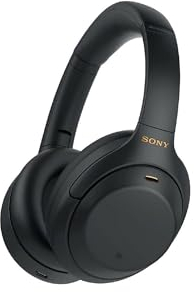 Sony WH-1000XM4 Wireless Premium Noise Canceling Overhead Headphones with Mic for Phone-Call and Alexa Voice Control, Black WH1000XM4