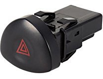 Interruttore di allarme Kuuleyn, 8200060036 Pulsante interruttore lampada di avvertimento pericolo per Clio MK II 2001-2006