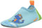 Playshoes Unisex Kinder Barfuß-Schuhe, Blau Grün Dino, 24/25 EU