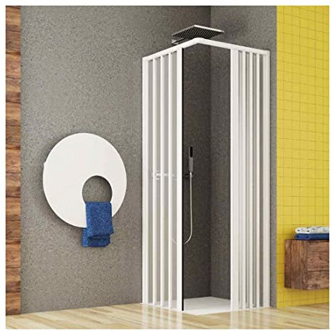 Box Doccia in PVC 80x120 cm a due lati a pavimento Madrid
