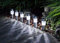 Garden Mile Super Bright 4pc LED Bollard Solar Garden Lights Outdoor Water Solar Stake Lights for Driveway Pathway Lighting Stainless Steel Light Set for Lawn Patio Flowerbeds Outdoor Decorations