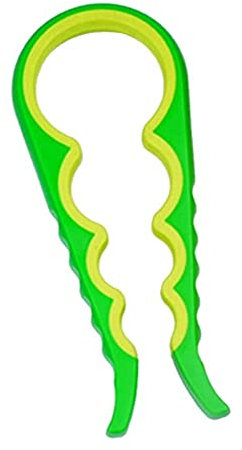 Flaschen- & Dosenöffner | Universell Einsetzbar | Deckelöffner | Grün/Gelb