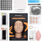 BEYELIAN Kit d'extension de cils, tête de mannequin avec paupières de rechange, kit de cils en silicone pour débutants et professionnels