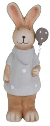 Trend Line Deko Hase Terracotta 25,5 cm braun grau Figur
