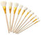 CDIYTOOL Vergoldungspinsel-Set, 10 Größen, Blattgold, Ziegenhaar, Blattgold, Staubwedel, 20 Stück
