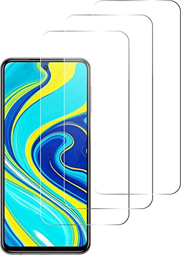 QUITECO Vetro Temperato per Xiaomi Redmi Note 9S, 9 PRO, 9 PRO MAX [3 Pezzi] Vetrino Protettivo Pellicola Protezione Schermo