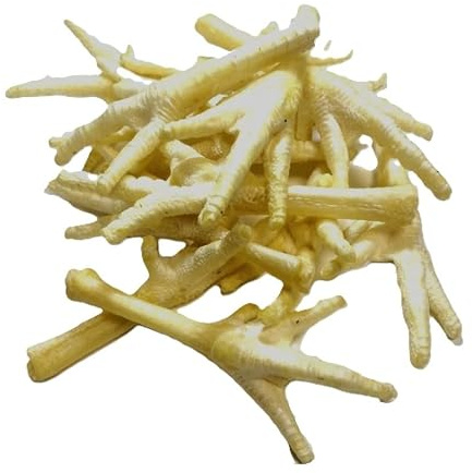 Maltbys' Stores 500g Puffed White Chicken Feet [SMD] | 100% Natural Dog Treat Chews
