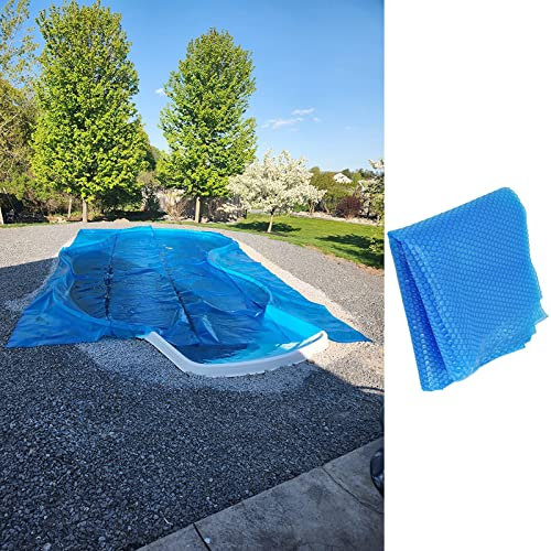 Cubierta Solar Piscina Manta De Retención De Calor Cubierta A Prueba De Polvo Para Piscinas, Manta Solar - Fácil De Cortar Al Tamaño De La Piscina, Grande Rectángulo Burbujas Manta De Spa, 1 2 3 4 5 6