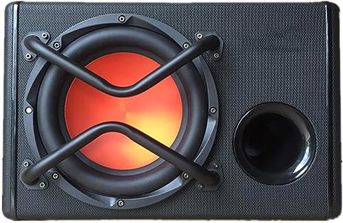 CcacHe 10-inch car modified subwoofer, 12v high-power car subwoofer, using high-power 4-tube power amplifier, suitable for all general models