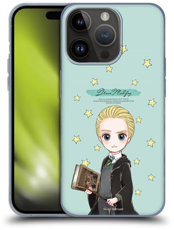 Head Case Designs Offizielle Harry Potter Draco Malfoy Deathly Hallows XXXVII Gelhülle [Militärischer Schutzgrad] Kompatibel Mit Apple iPhone 15 Pro Und Kompatibel Mit MagSafe