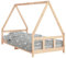 vidaXL Kinderbett, Kinder Bettgestell mit robusten Latten, Hausbett für Kleinkinder ab 4 Jahren, Einzelbett Kinder Jugendbett Holzbett, 90x200 cm Massivholz Kiefer