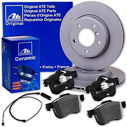 ATE Bremsscheiben 320mm + CERAMIC Beläge hinten passend für 3er E46 330i 330d