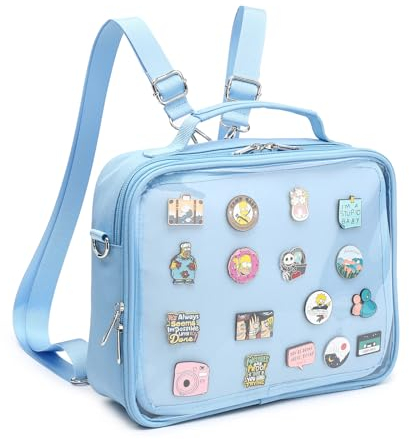 CHERRY SAUCE Dopamine Ita Bag Rucksack, Oxford, Umhängetasche, Kuriertasche, Umhängetasche, 30-hellblau, Benutzerdefiniert