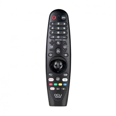 DCU TECNOLOGIC – Universalfernbedienung für LG TV – Taste für Netflix Video – Entfernung: 8 Meter