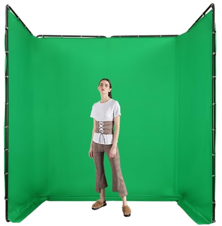 Green Screen Backdrop - Soporte para fotografía (pantalla verde, 4 x 2,4 m)