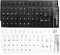 LICHUANUK 4 Stück italienische Aufkleber, italienische Aufkleber, italienische Aufkleber, geeignet für jede Standard-Tastatur, italienische Aufkleber (2 x Schwarz, 2 x Weiß)