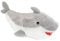 A2Z Hot Water Bottle 750ML 3D Animal Shark Low Pile Plush Fleece Cover Rubber Hot Water Bag for Pain Relief Cosy Nights and Relaxation