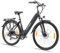 E-Bike Damen und Herren, Elektrofahrrad 28 Zoll, 36V 20Ah Batterie, Reichweite 90-110 km, LCD-Display, professionelle 7-Gang Schaltung, Scheibenbremse – Perfekt für Stadt und Gelände (Schwarz)