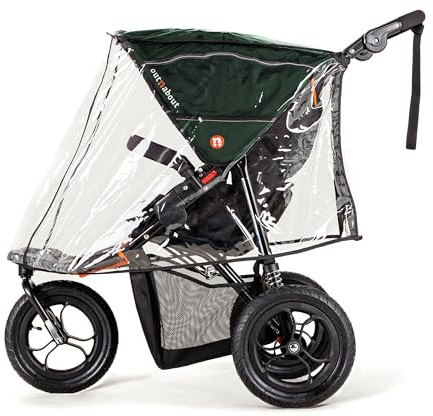 Out'n'About Raincover (Clear, Single Nipper Raincover), Designed for V6 Models, V5 to V2 Compatible