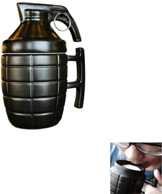 CTForest Granate Tasse, Keramik Tasse Granate, Witzige Tasse, für Büro, Militärfans, Lustiges Geschenk