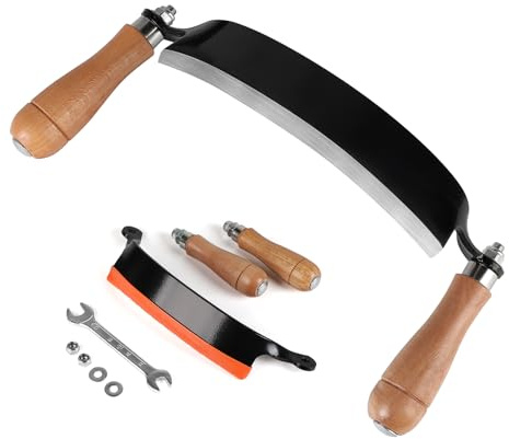 SWAWIS 200mm(8'') Zugmesser für Holz Gebogen
