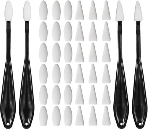 Fyrdyn Blending Stump,Drawing Art Blender Pencil with Sponge Head - Reusable Trimmer for Detail Correcting Highlighting Shadowing School Home Travel Kids