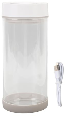 CHHELIHL Electric Vacuum Sealer, for Food Storage Container, Built in Battery, Airtight Canister, for Coffee Tea Beans Nuts, Glass Jar Organizer, for Kitchen Home Use (1350ml)