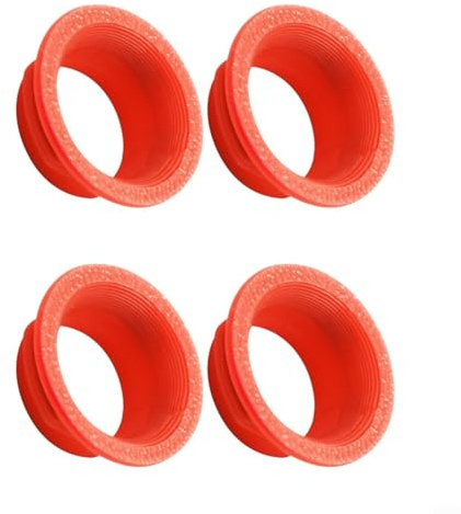 LatoYard Anelli colorati per pinza freno per Magura MT5 e MT7, confezione da 4 coperture decorative per morsetti, facili da installare, accessori in plastica per mountain bike (rosso)