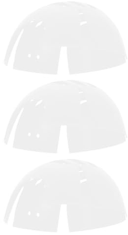 PATKAW Safety Bump Cap Inserts Hat Shaper Liners White 3pcs Lightweight with Easy Installation for Baseball Caps for Casual Wear and Gardening