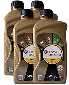 4x MOTORÖL TOTAL QUARTZ 9000 FUTURE NFC 5W-30 1L