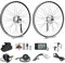 SEASON 26'' E-Bike Umbausatz 36V 350W Brushless Getriebe Hinterrad Nabenmotor, passend für Freilauf 6/7/8/9 Gang, mit LED Anzeige, Kontroller