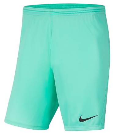 Nike Park III Short NB Short Enfant Hyper Turq/(Black) FR: S (Taille Fabricant: S)