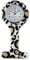 Avaner Silicone Nurse Watch, Vintage Floral Square Lapel Watch, Pin-on Brooch Fob Watch, Analog Quartz Hanging Pocket Watch