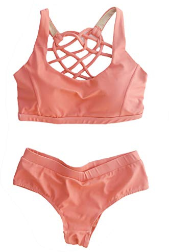 Ballerina Pink Pole Dance Fitness Set | Sexy + Sporty (X-Large (12))