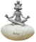 Widdop and Co Country Living Frog Garden Ornament Statue Figurine-3 Designs available-15.5cm (Relax), Stone, Grey, One Size