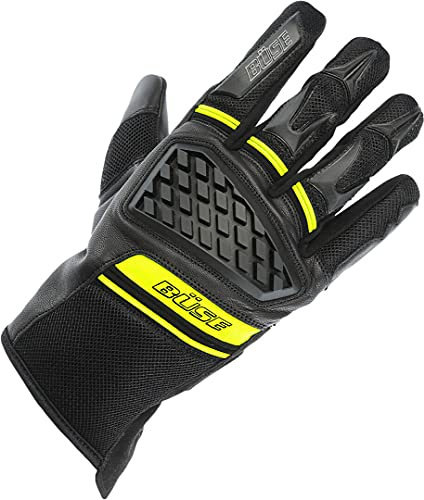Büse Braga Motorradhandschuhe, schwarz/gelb, 9